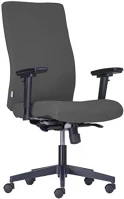 Fekete BN.8033 irodai forgószék, szövetborítás, karfás kép