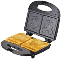 Fekete DA01088 Melegszendvics sütő - arcformákkal - 750 w - kép