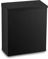 Fekete DA503XSZADDM0911BC Falra szerelhető  rozsdamentes acél szemetes fedéllel, 7 literes kép