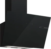 Fekete DWK67PN61 DÖNTÖTT Bosch dwk67pn61 döntött fali páraelszívó  üveg 60cm serie6 kép