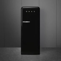 Smeg FAB28RBL5 Kombinált hűtő és fagyasztó fekete retro design kép