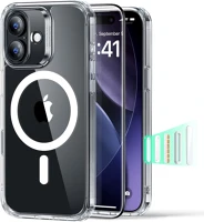 Fekete FD4894240288566 Telefontok iphone 17 - esr classic hybrid halolock magsafe átlátszó kép