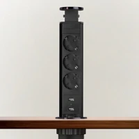 Port GL20430BBU Süllyeszthető elosztó 3 aljzat - 2db usb  - kép