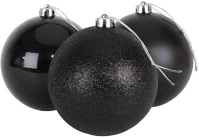 Fekete HOP1001123-7 112 részes karácsonyfadísz, kép