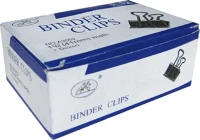 Fekete IEAX0016ROB Bindercsipesz officeart 41 mm  12 db/doboz kép