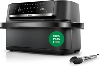 Fekete MAFD490B7 Bosch mafd490b7 két fiókos airfryer 10l serie4 kép