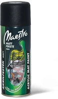 Fekete MED_TE00938 Maestro akrilfesték matt  9004 aeroszol kép