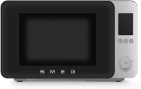 Fekete MOC02BLMEU Smeg moc02blmeu szabadonálló kombi mikrohullámú sütő collezione 27l matt kép