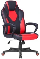 Fekete NEWDALE FEK/PIR irodai forgószék, mesh-textilbőr borítás kép