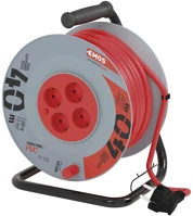 Fekete P09240M Kábeldob 40 m / 4 aljzat /  / pvc / 230 v / 2,5 mm2 kép