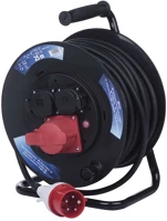 Fekete P192250 Kültéri kábeldob 25 m / 3 aljzat /  / gumi / 230v/400v / 1,5 mm2 kép