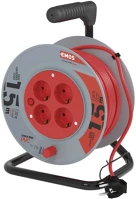 Fekete P19515 Kábeldob 15 m / 4 aljzat /  / pvc / 230 v / 1 mm2 kép