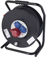 Fekete P19733 Kültéri kábeldob 33 m / 3 aljzat /  / gumi / 230v/400v / 2,5 mm2 kép