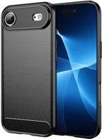 Fekete PT5903396449550 Telefontok iphone 17 air - carbon fiber -  szilikon hátlap tok kép