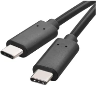 Fekete SM7022BL Töltő- és adatkábel usb-c 3.1 / usb-c 3.1, 1 m, kép