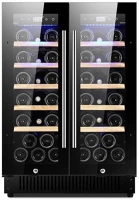 Ferrara SW-54 Beépíthető kétajtós kétzónás borhűtő 40 palack fekete kép