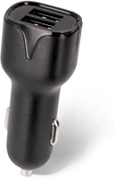 Fekete TF5900495939586 Autós töltő setty - szivartöltő fej, 2xusb, 2,4a - kép