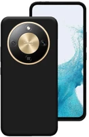 Fekete TF5907504592756 Telefontok honor magic8 lite -  szilikon hátlap tok kép