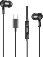Fekete TF6920680858866 Headset: xo ep81 -  vezetékes, stereo headset - type-c (usb-c) csatlakozóval kép