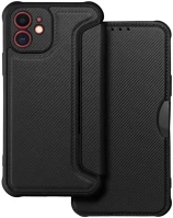 Fekete TS14809 Apple iphone 17 pro max, oldalra nyíló tok, légpárnás sarok kép