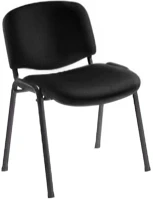 Fekete VEC21_01411 Tárgyalószék 1120 tn c.11  szövettel  lábbal kép