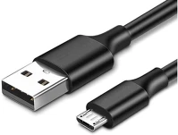 Fekete WS0030950 Micro usb / usb adatkábel 30 cm kép
