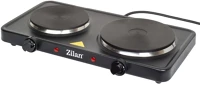 Fekete ZLN2181 elektromos főzőlap, 2500 w, 2 főzőlap, 2 db hőmérséklet szabályozó kép