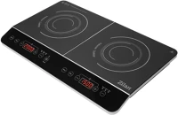 Fekete ZLN8088 indukciós főzőlap, 2000 w / 1500 w, 2 főzőlap, 2x10 fokozat kép