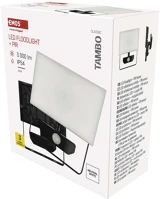 Fekete ZS2932 Led-es reflektor tambo mozgásérzékelővel, 30 w, 3000 lm, kép