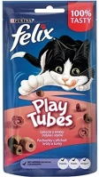 Felix 29.00189 Állateledel jutalomfalat  play tubes macskáknak pulyka-sonka 50g kép