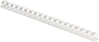 Fellowes 09.00421 Iratspirál műanyag  12mm fehér műanyag spirál 56-80 lap kép