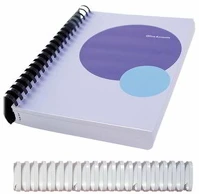 Fellowes A4 50PK FELLOWES PLASTIC COMB O/BACK 45MM WHITE A4 50PK kép