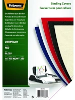 Fellowes CHROMOLUX, 100 Hátlap  chromolux a/4 250g fényes piros 100/csom kép