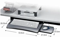 Fellowes 93804 Billentyűzettartó, kihúzható, ® underdesk kép