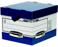 Fellowes BOX BY Archiválókonténer, karton, ergonomikus fogantyúkkal 