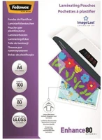 Fellowes COR_IFW53061 Meleglamináló fólia, 80 mikron, a4, fényes, 100 db, kép