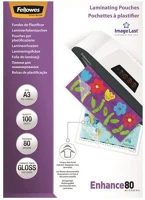 Fellowes COR_IFW53062 Meleglamináló fólia, 80 mikron, a3, fényes, 100 db, kép