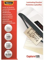 Fellowes COR_IFW53069 Meleglamináló fólia, 125 mikron, 75x105 mm, fényes, 100 db, kép