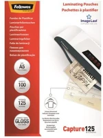 Fellowes COR_IFW53073 Meleglamináló fólia, 125 mikron, a5, fényes, 100 db, kép