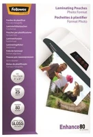 Fellowes COR_IFW54406 Meleglamináló fólia, 80 mikron, 100x150 mm, fényes, 25 db, kép