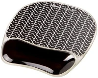 Fellowes GEL, CIKK-CAKK Egérpad csuklótámasszal, géltöltésű, ® photo gel, cikk-cakk mintás kép