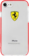 Ferrari FEGLHCP7RE Iphone 7 átlátszó fényes piros tok kép