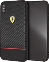 Ferrari FESBOHCI65BK On-ttrack racing iphone xs max karbon karbon/gumi tok kép