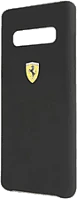 Ferrari FESSIHCS10PBK Samsung s10 plus sf szilikon fekete tok kép