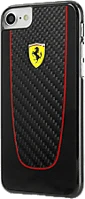 Ferrari FEPICHCP7LBK Sf pit stop iphone 7 plus valódi karbon kemény fekete tok kép