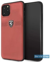 Ferrari FEOBAHCN65RE Off track iphone 11 pro max piros szemcsés bőrtok kép