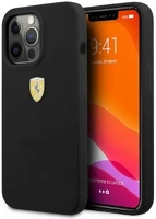 Ferrari FESSIHMP13XBK Silicone apple iphone 13 pro max magsafe hátlap tok, fekete kép