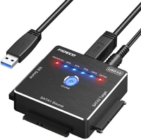 Fideco PL06 (usb 3.0, sata/ide) hdd/ssd adapter klónozási funkcióval kép