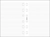 Filofax COR_NFX213008 Kalendárium betét, jegyzetlap, pocket méret, vonalas, fehér kép