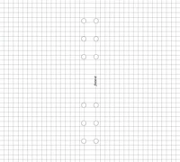 Filofax COR_NFX342905 Kalendárium betét, jegyzetlap, a5, kockás, fehér kép